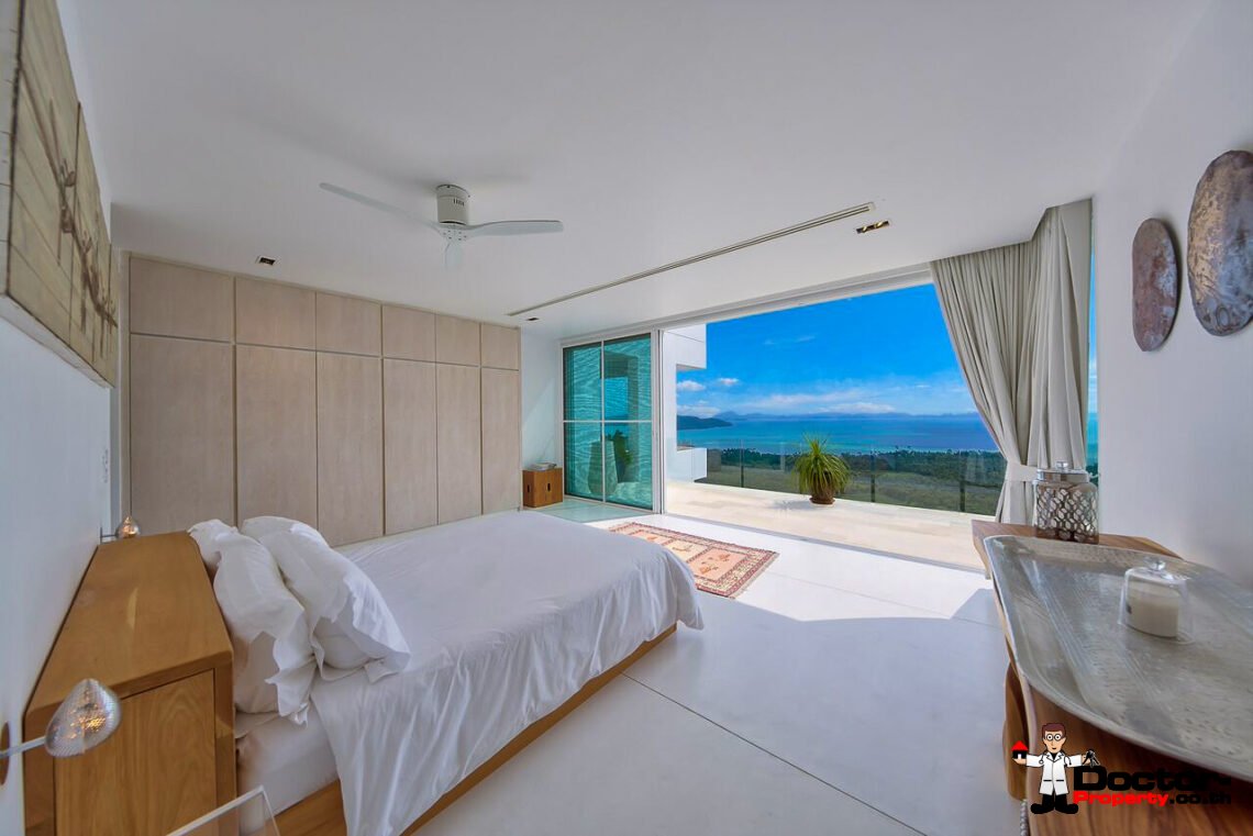 Modern Luxury Villa with Panoramic View in Na Mueang, Koh Samui – For Sale