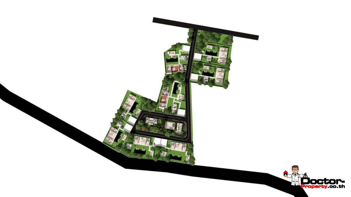 New Balinese 3 Bedroom Pool Villa in Lipa Noi, Koh Samui – For Sale