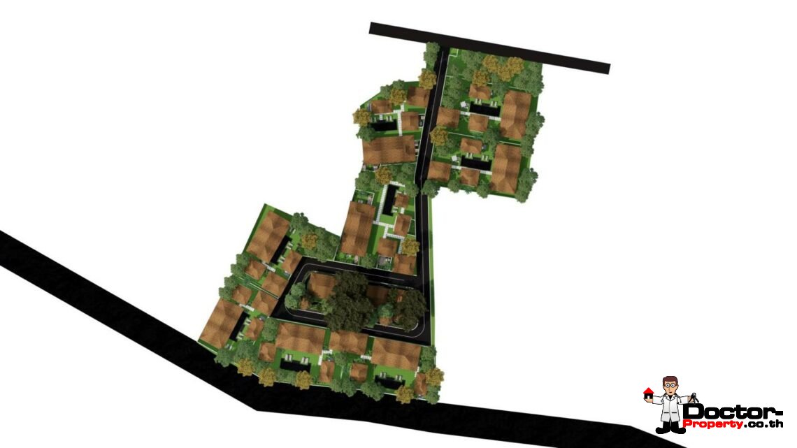 New Balinese 3 Bedroom Pool Villa in Lipa Noi, Koh Samui – For Sale