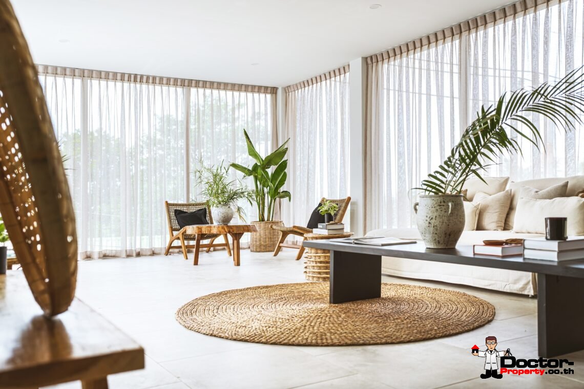 New Modern 4 Bedroom Sea View Villa in Lamai, Koh Samui – For Sale