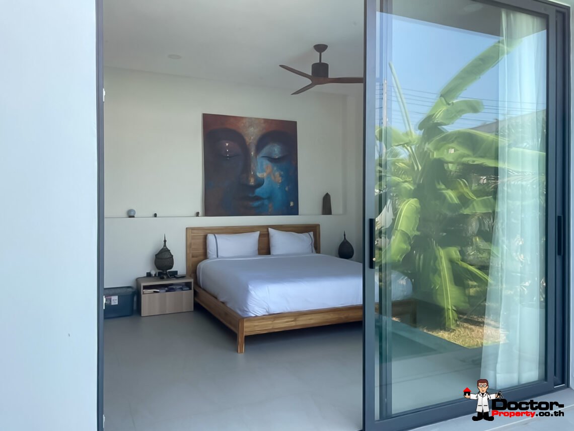 New 2 Bedroom Private Pool Villa in Bophut, Koh Samui – For Sale