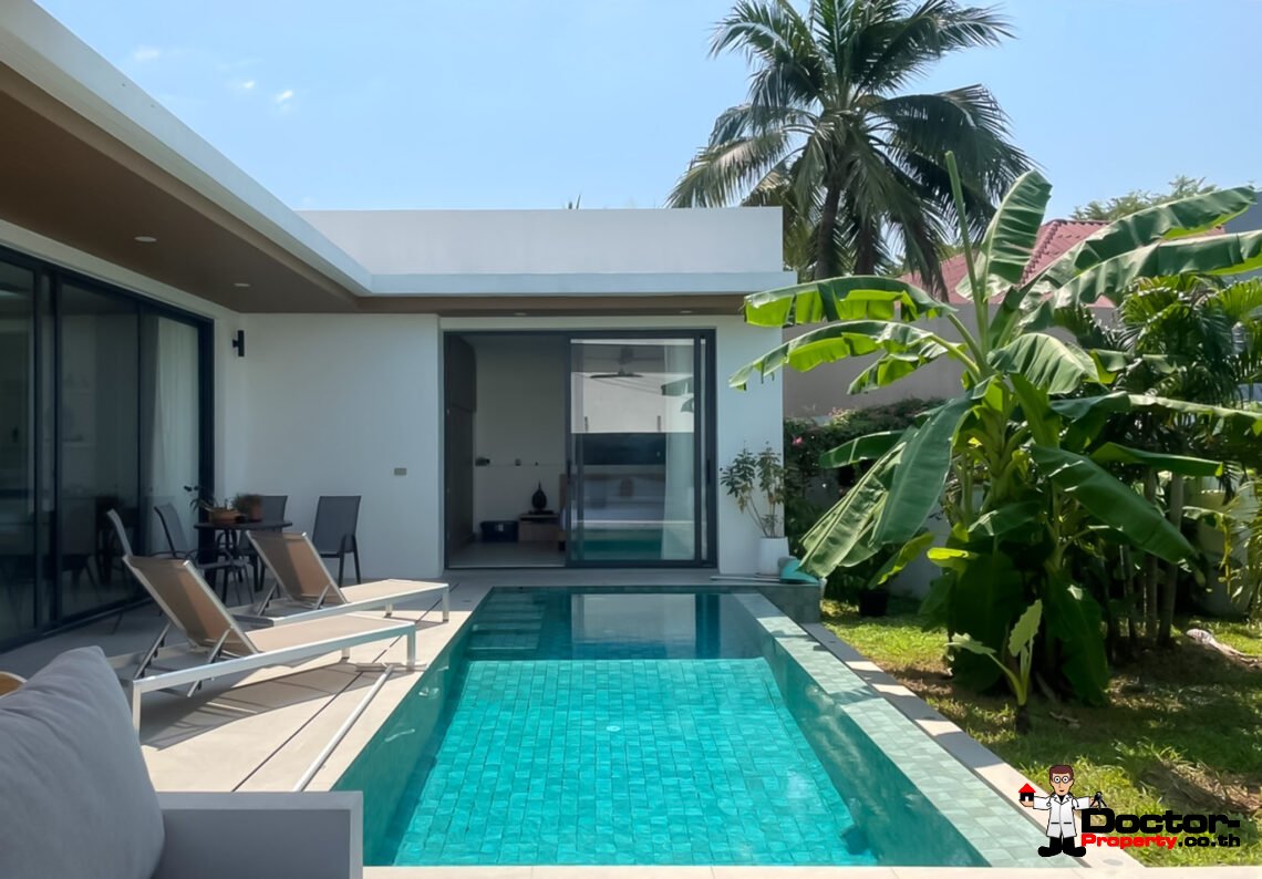 New 2 Bedroom Private Pool Villa in Bophut, Koh Samui – For Sale