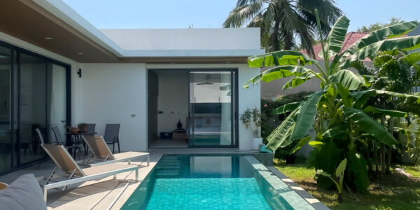 New 2 Bedroom Private Pool Villa in Bophut, Koh Samui – For Sale