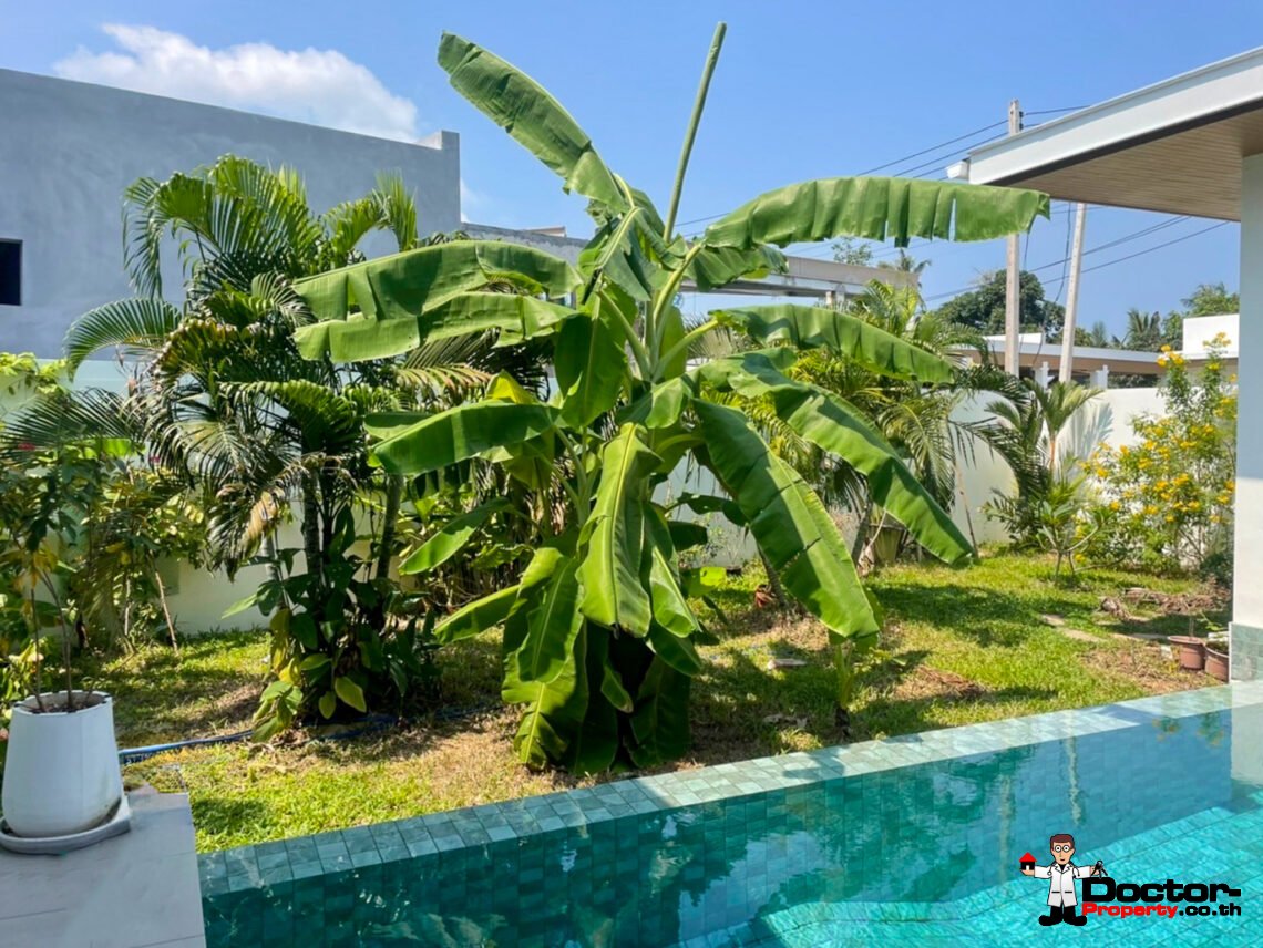 New 2 Bedroom Private Pool Villa in Bophut, Koh Samui – For Sale