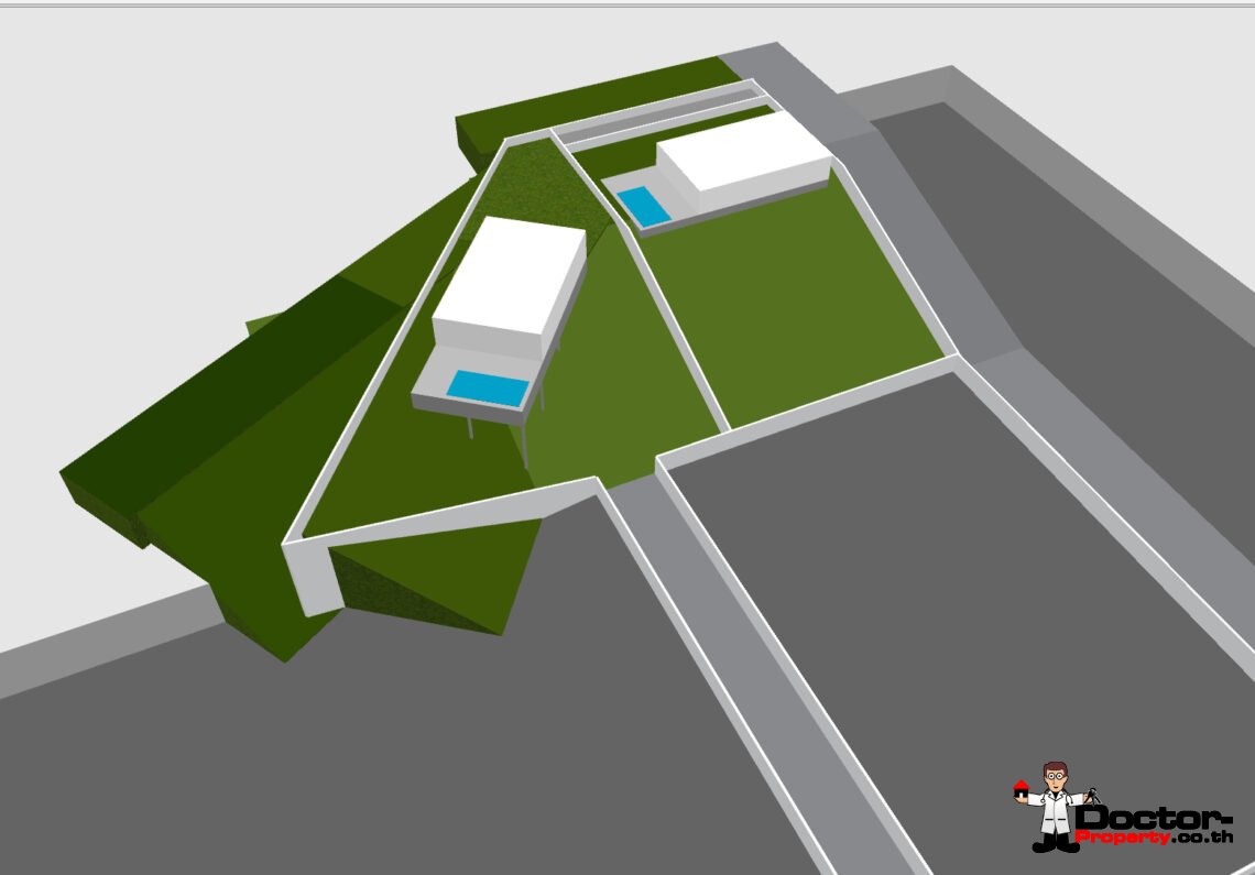 Land 1 Rai with Mountain View in Lamai, Koh Samui – For Sale