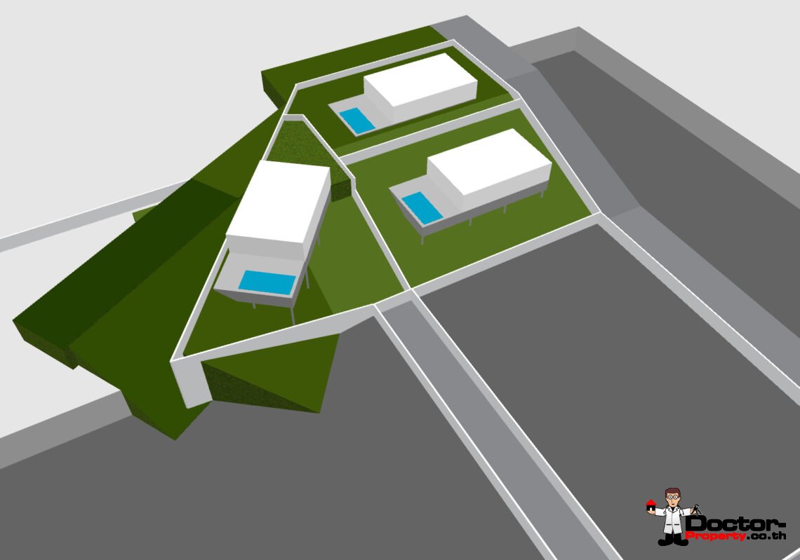 Land 1 Rai with Mountain View in Lamai, Koh Samui – For Sale