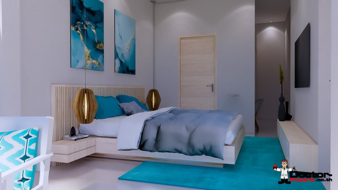 New Modern 3 Bedroom Private Pool Villa in Plai Laem, Koh Samui – For Sale