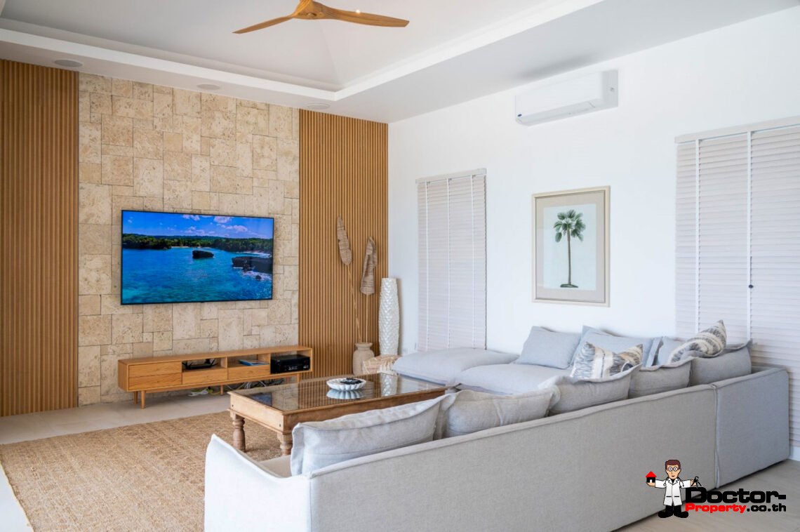 4 Bedroom Private Pool Villa with Sea View in Choeng Mon, Koh Samui – For Sale