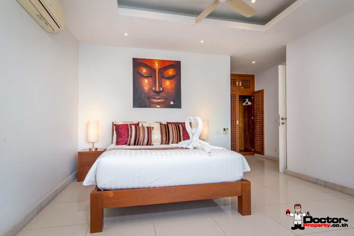 3 Bedroom Private Pool Villa with Sea View in Choeng Mon, Koh Samui – For Sale