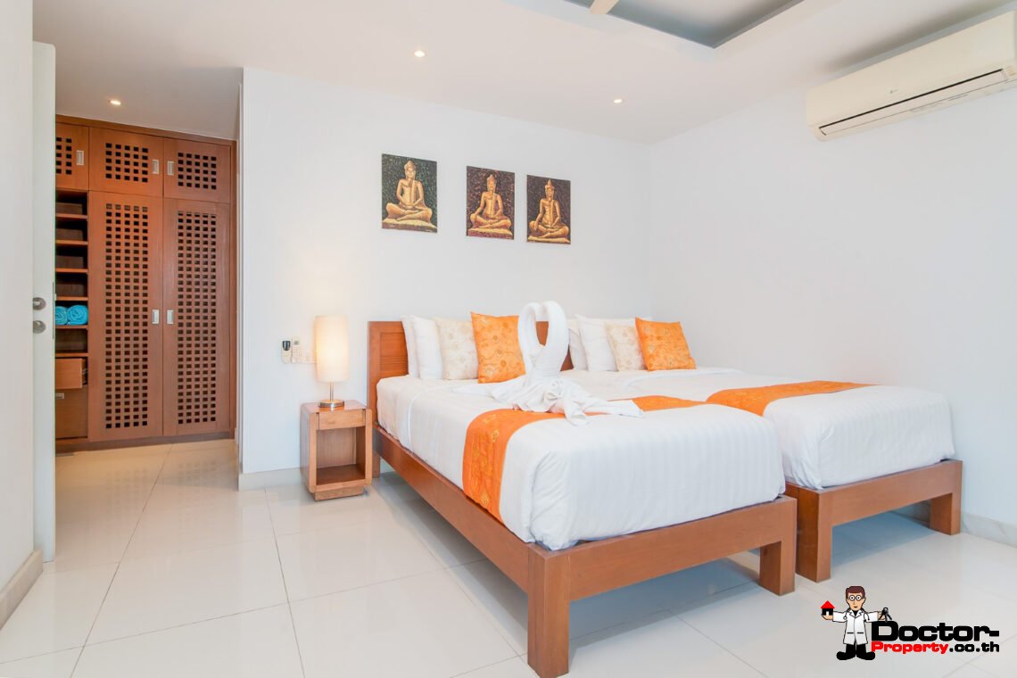 3 Bedroom Private Pool Villa with Sea View in Choeng Mon, Koh Samui – For Sale