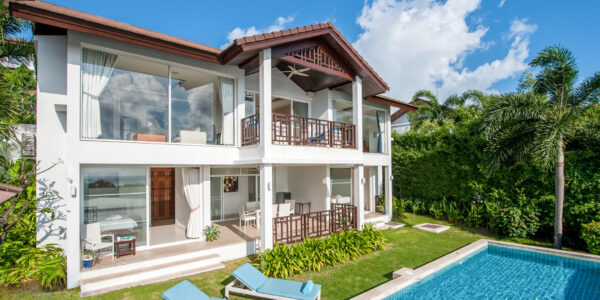 3 Bedroom Private Pool Villa with Sea View in Choeng Mon, Koh Samui – For Sale