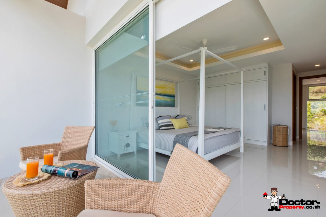 3 Bedroom Semi-Detached Pool Villa with Sea View  in Choeng Mon, Koh Samui – For Sale