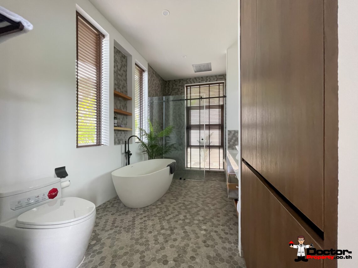 New 3 Bedroom Private Pool Villa in Plai Laem, Koh Samui – For Sale