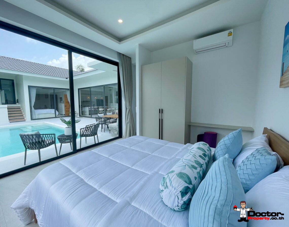 New 3 Bedroom Private Pool Villa in Plai Laem, Koh Samui – For Sale