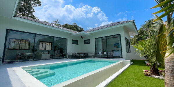 New 3 Bedroom Private Pool Villa in Plai Laem, Koh Samui – For Sale