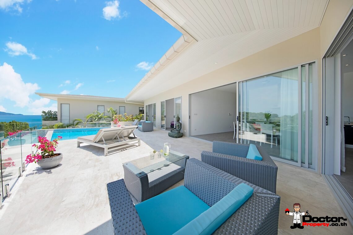 Private Luxury 4 Bedroom with Stunning Sea View in Plai Laem, Koh Samui – For Sale