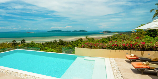 4 Bedroom Pool Villa with Stunning Sea View in  Laem Set,  Koh Samui- For Sale