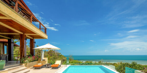 Luxury 4 Bedroom Pool Villa with Breathtaking Sea View in Laem Set, Koh Samui – For Sale
