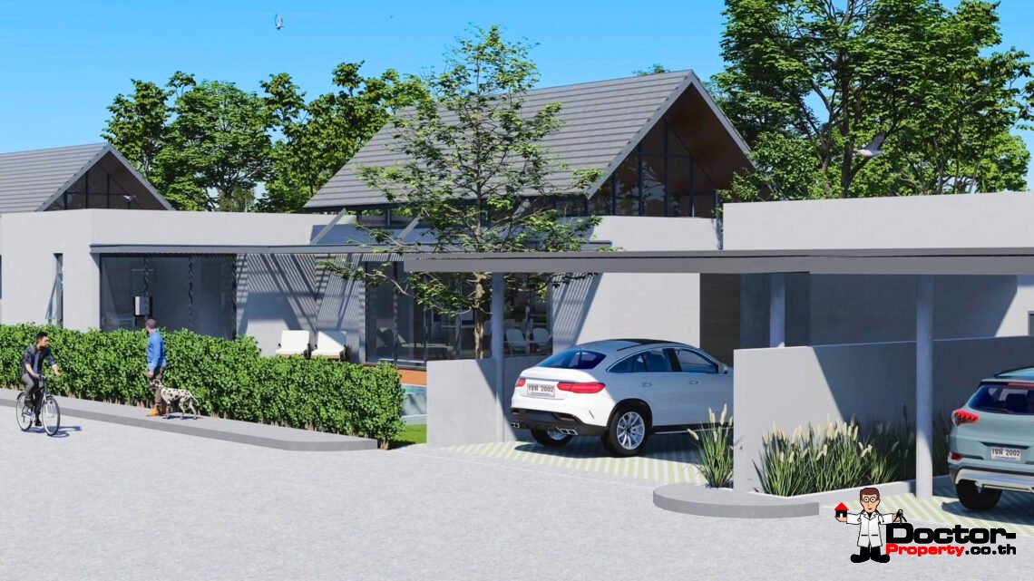 New Modern 3 Bedroom Private Pool Villa in Ban Tai, Koh Samui – For Sale