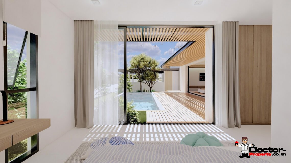 New Modern 3 Bedroom Private Pool Villa in Ban Tai, Koh Samui – For Sale