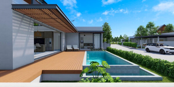 New Modern 3 Bedroom Private Pool Villa in Ban Tai, Koh Samui – For Sale