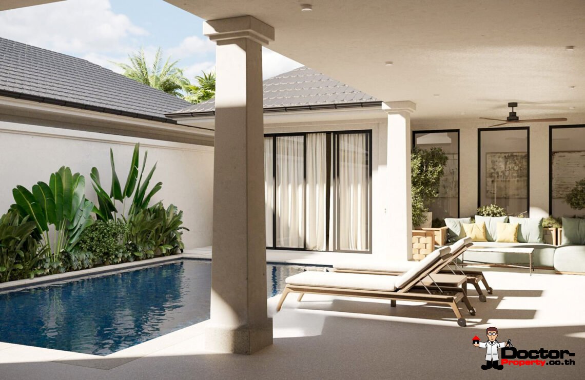New Modern 2-4 Bedroom with Private Pool Villa in Plai Laem, Koh Samui – For Sale