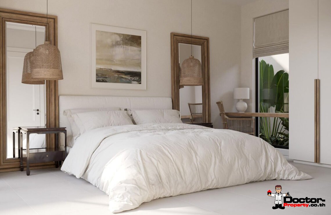 New Modern 2-4 Bedroom with Private Pool Villa in Plai Laem, Koh Samui – For Sale