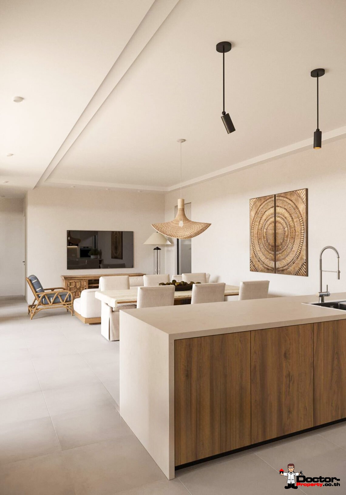 New Modern 2-4 Bedroom with Private Pool Villa in Plai Laem, Koh Samui – For Sale