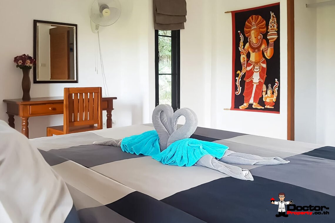 4 Bedroom Private Pool Villa with Sea View in Mae Nam, Koh Samui – For Sale