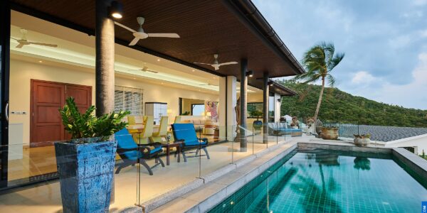 4 Bedroom Pool Villa with Sea View – Hua Thanon, Koh Samui – For Sale