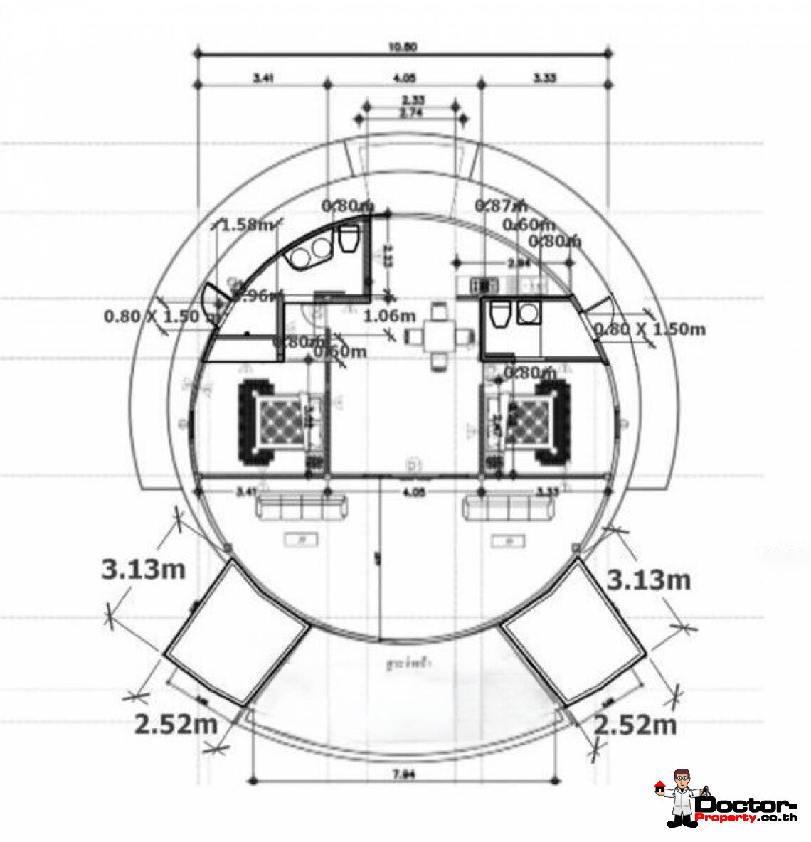 2 Bedroom Pool Villa with Sea View in Lamai, Koh Samui – For Sale
