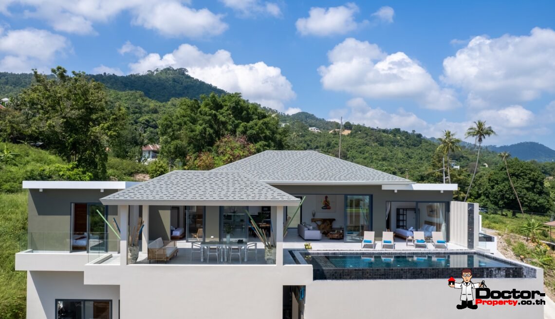 New 4 Bedroom Luxury Villa & Apartment in Chaweng Noi, Koh Samui – For Sale