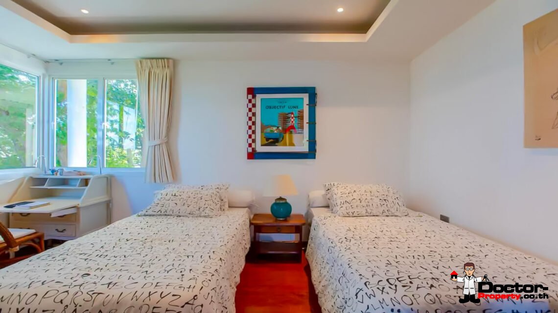 4 Bedroom Pool Villa with Sea View in Lamai, Koh Samui – For Sale