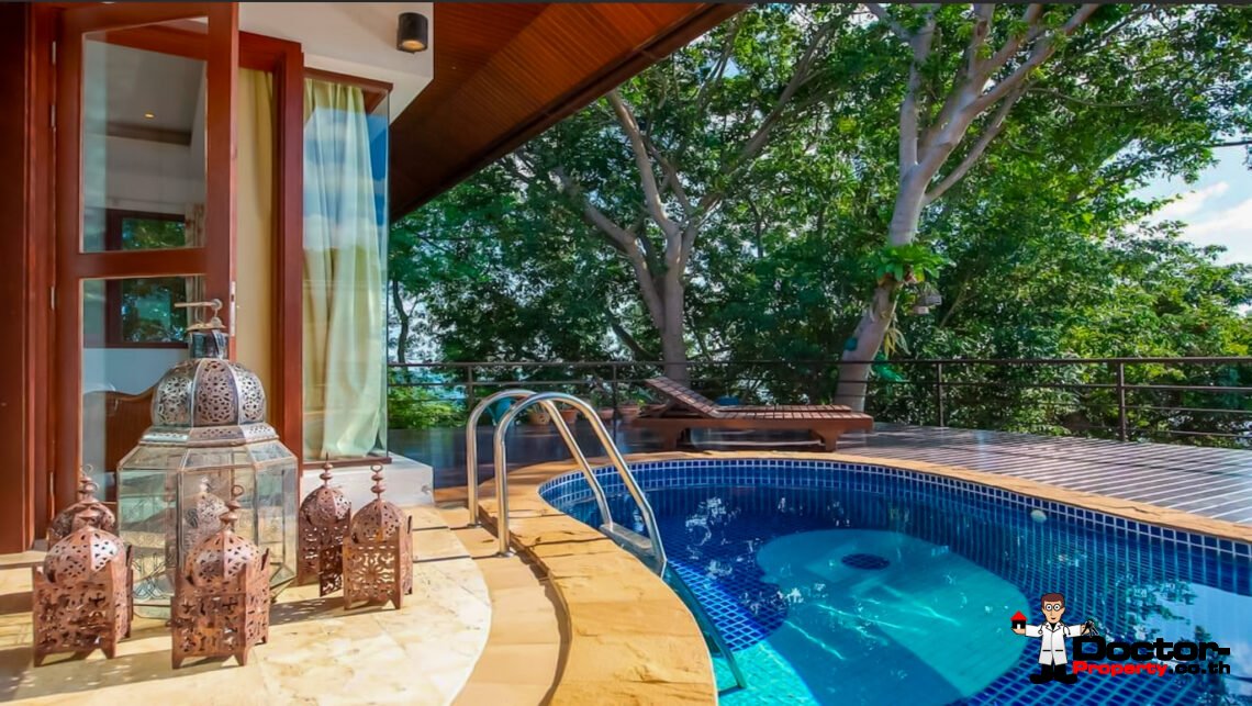 4 Bedroom Pool Villa with Sea View in Lamai, Koh Samui – For Sale