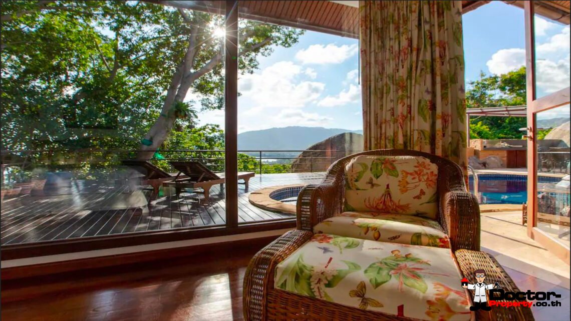4 Bedroom Pool Villa with Sea View in Lamai, Koh Samui – For Sale