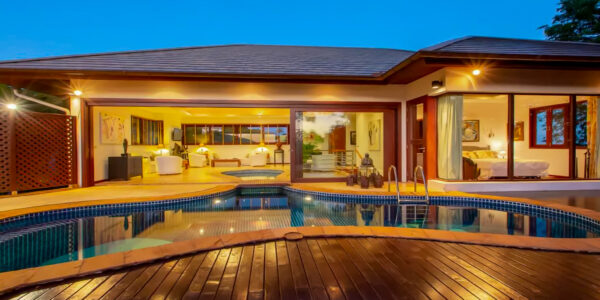 4 Bedroom Pool Villa with Sea View in Lamai, Koh Samui – For Sale