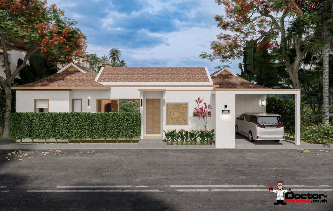 New 2 Bedroom Private Pool Villa with Stunning Sea View in Angthong, Koh Samui – For Sale