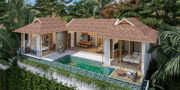 New 2 Bedroom Private Pool Villa with Stunning Sea View in Angthong, Koh Samui – For Sale