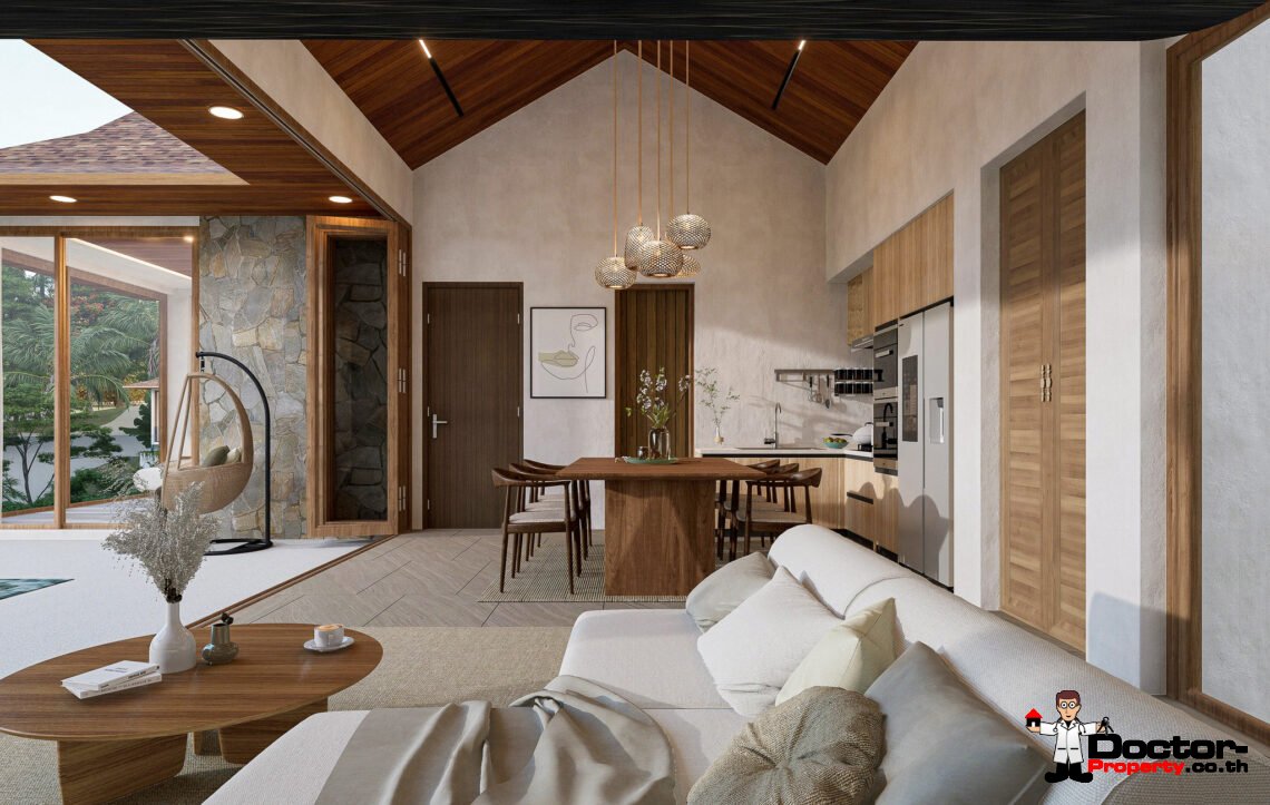 New 2 Bedroom Private Pool Villa with Stunning Sea View in Angthong, Koh Samui – For Sale