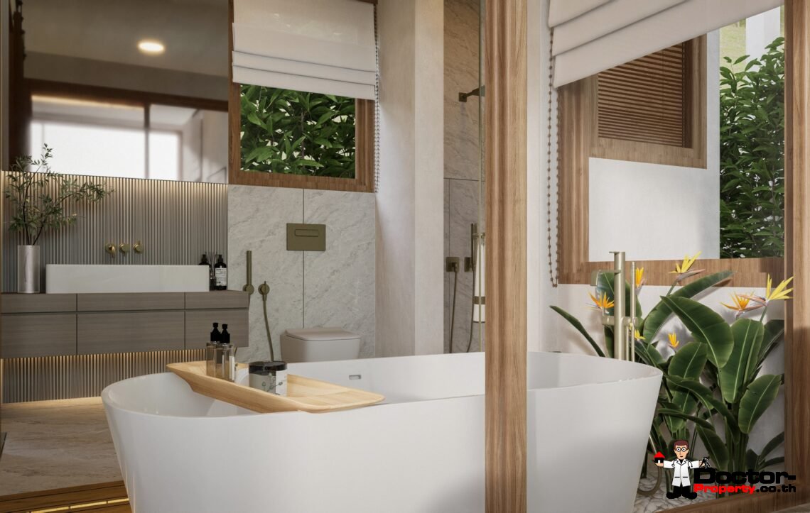 New 2 Bedroom Private Pool Villa with Stunning Sea View in Angthong, Koh Samui – For Sale