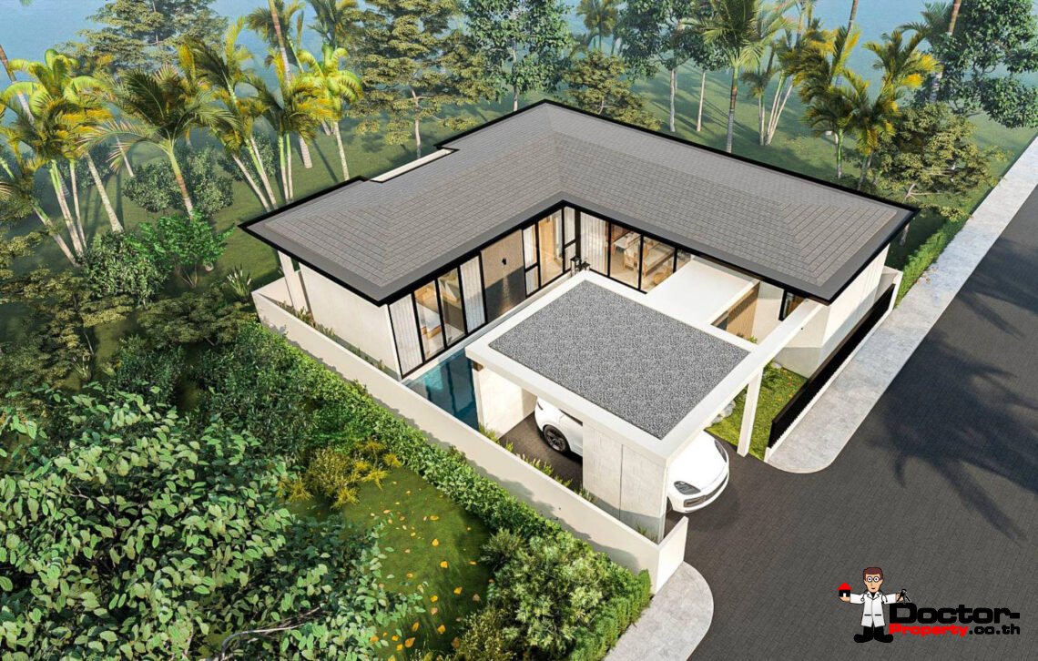 New 2 Bedroom Private Pool Villa in Chaweng, Koh Samui – For Sale