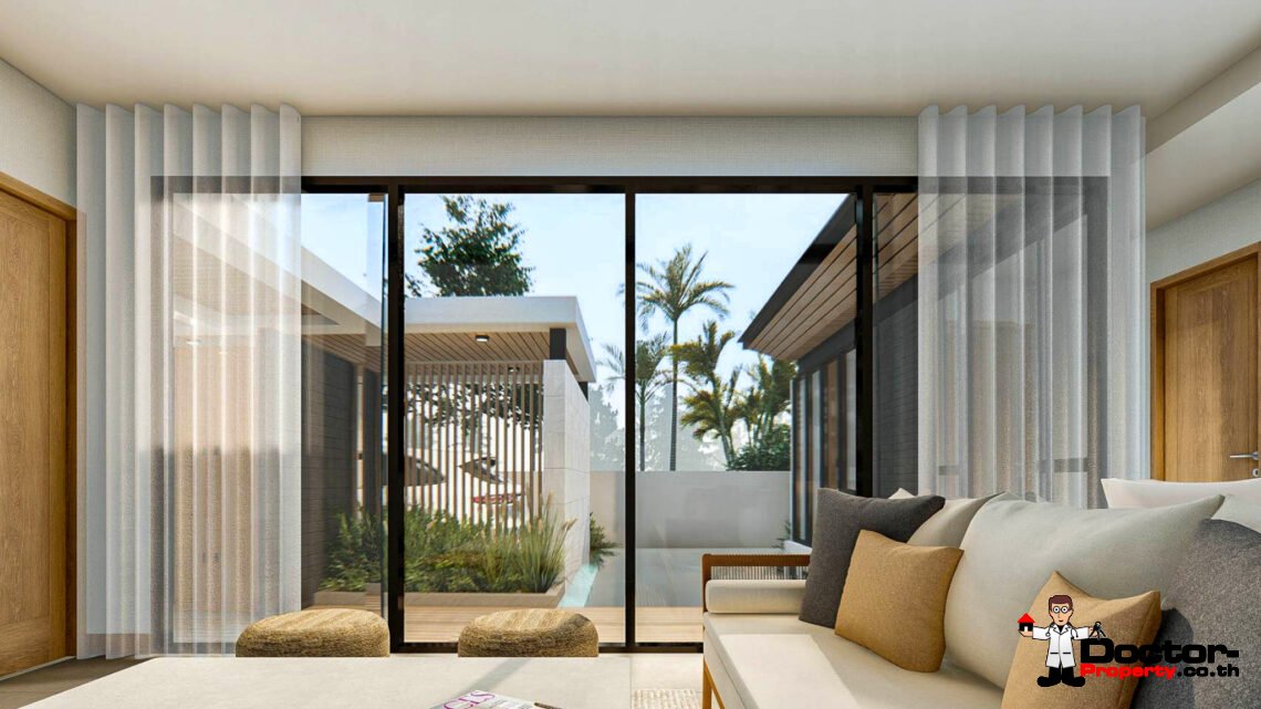 New 2 Bedroom Private Pool Villa in Chaweng, Koh Samui – For Sale