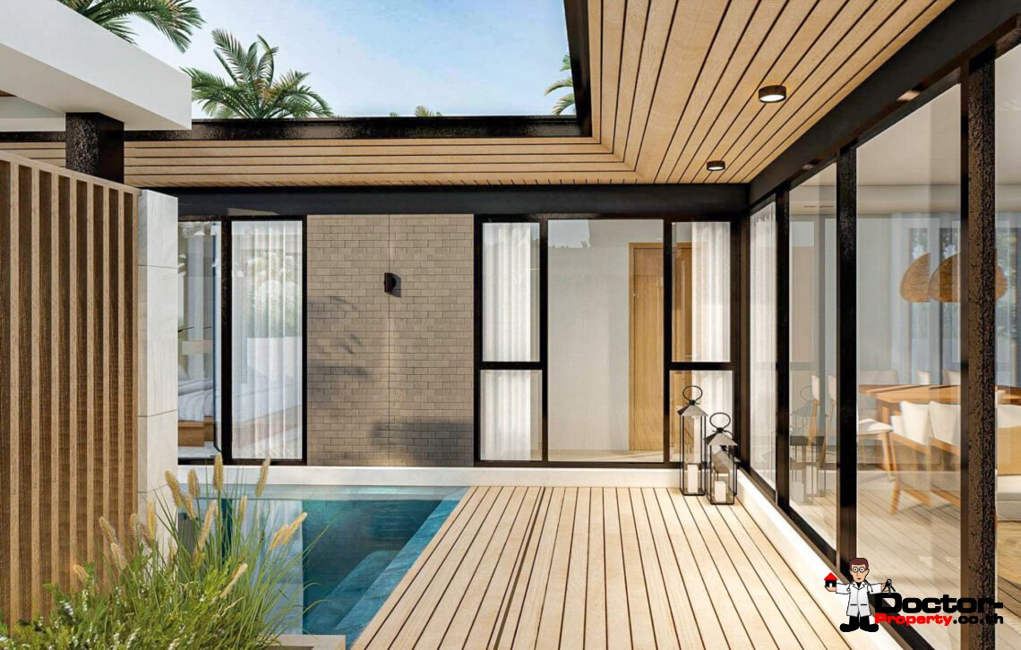 New 2 Bedroom Private Pool Villa in Chaweng, Koh Samui – For Sale