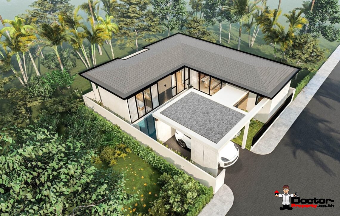 New 2 Bedroom Private Pool Villa in Chaweng, Koh Samui – For Sale