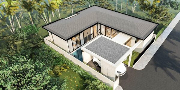 New 2 Bedroom Private Pool Villa in Chaweng, Koh Samui – For Sale