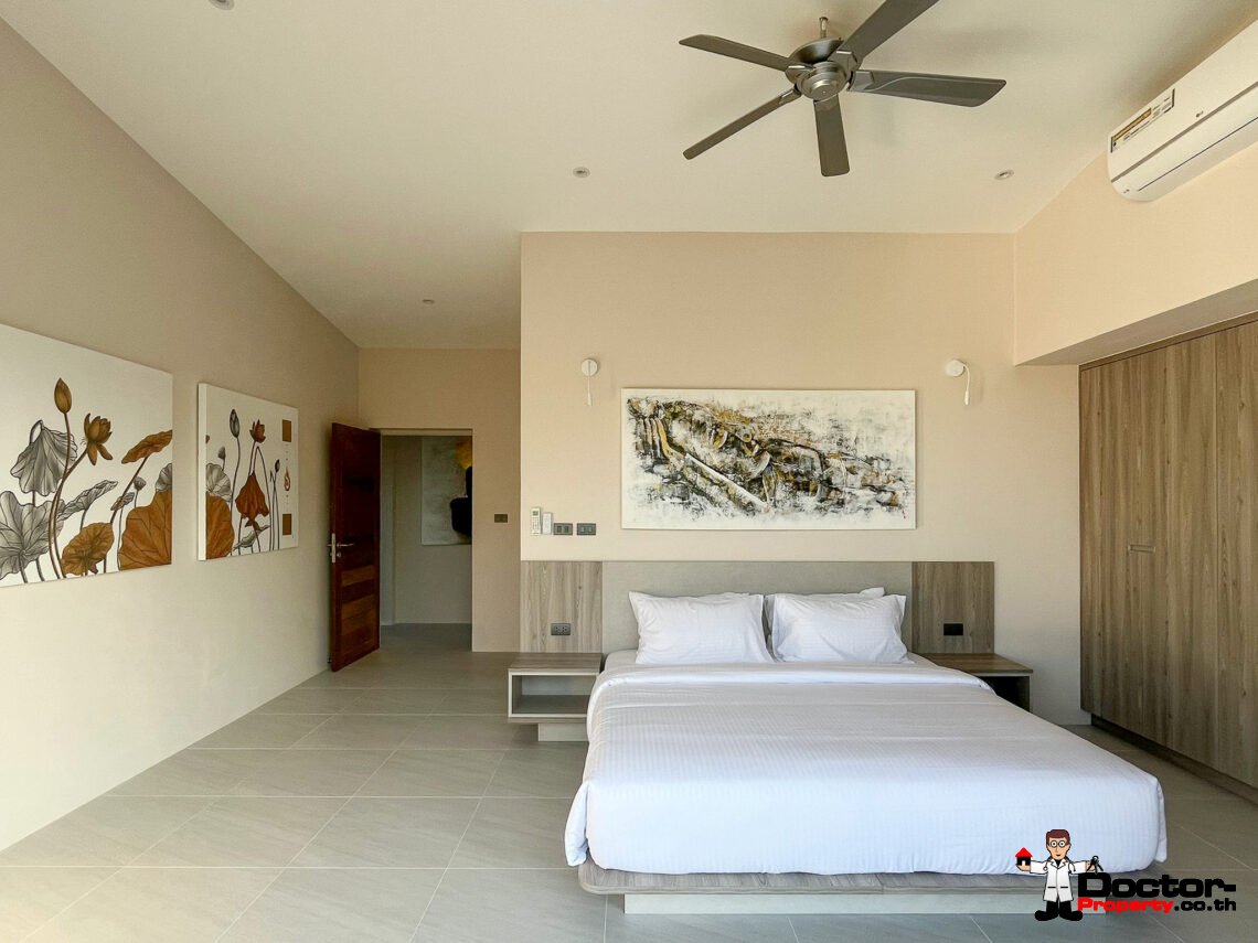 Modern 3 Bedroom Private Pool Villa in Plai Laem, Koh Samui – For Sale