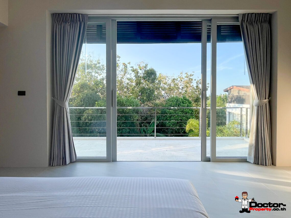 Modern 3 Bedroom Private Pool Villa in Plai Laem, Koh Samui – For Sale