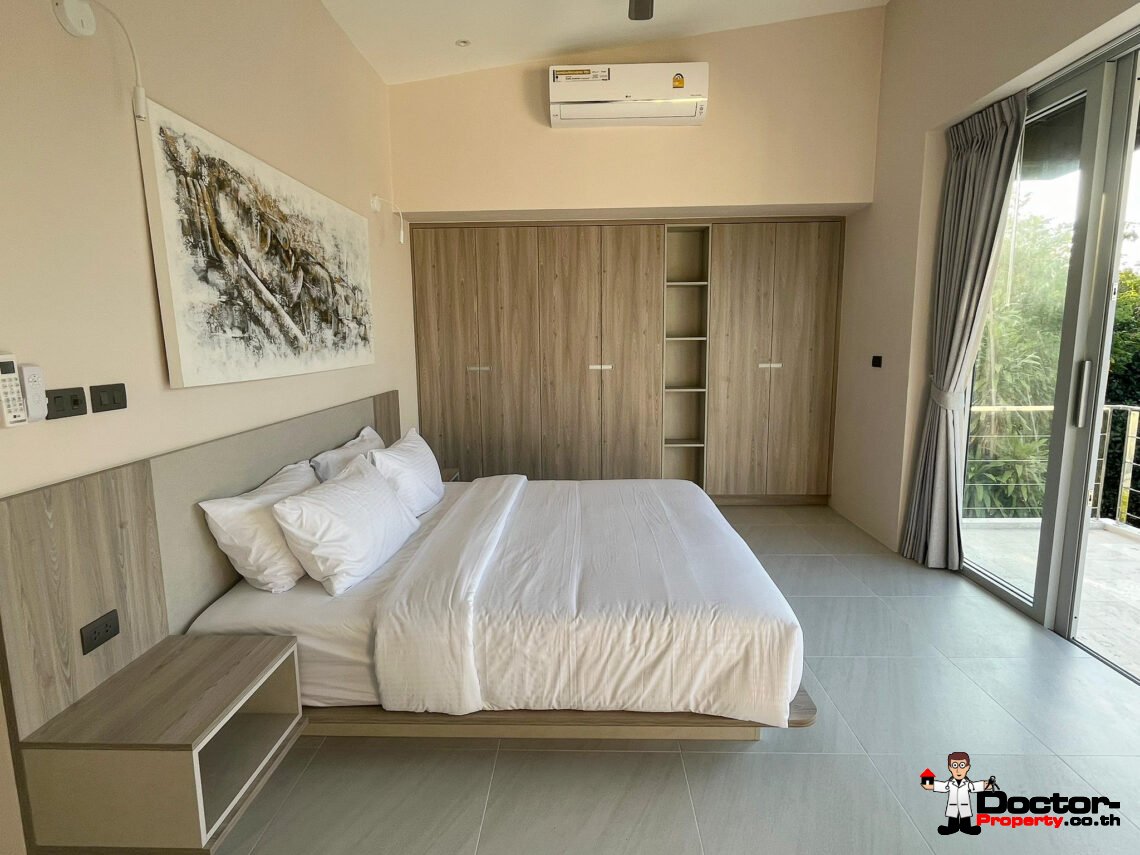 Modern 3 Bedroom Private Pool Villa in Plai Laem, Koh Samui – For Sale