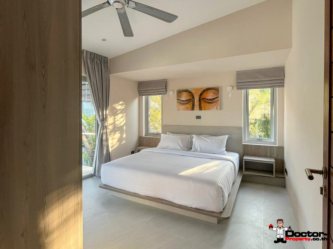 Modern 3 Bedroom Private Pool Villa in Plai Laem, Koh Samui – For Sale