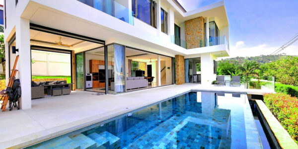 Magnificent 3 Bedroom Luxury Smart Villa with Sea View in Bo Phut, Koh Samui – For Sale